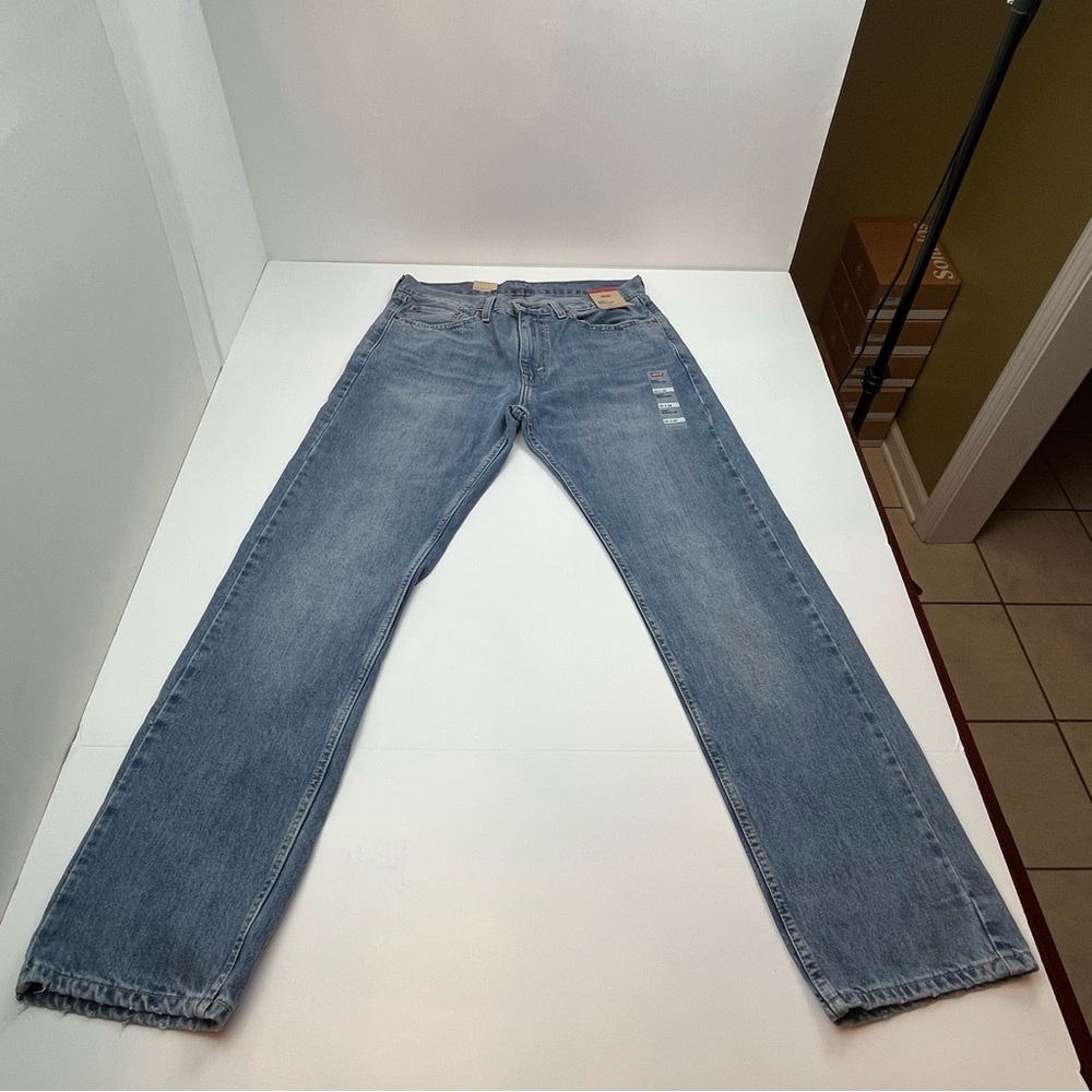 Levi’s 505 Regular Men Size 33 x 32 Blue Denim Jean Straight Leg 100% Cotton NEW